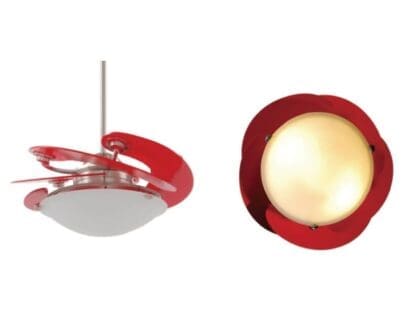 kipas angin sole warna merah