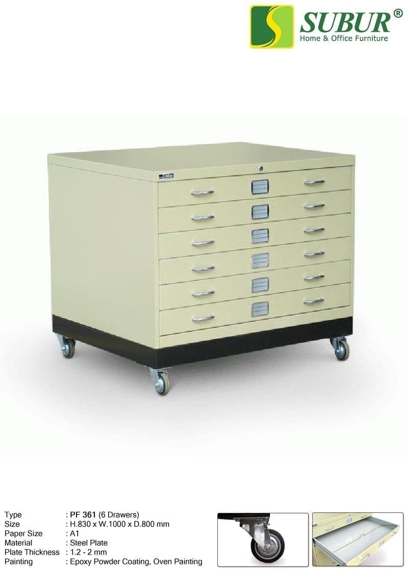 Lemari Gambar Alba type PF-361