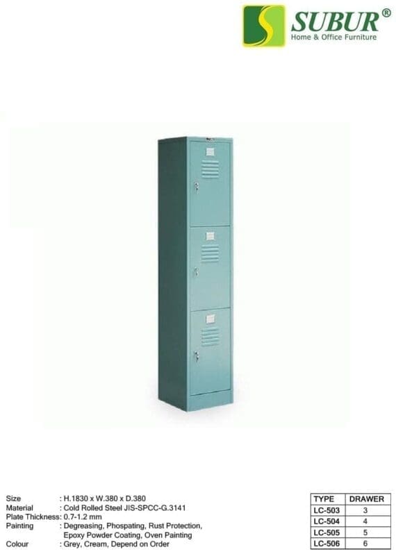 Locker Besi 3 Pintu Alba type LC-503