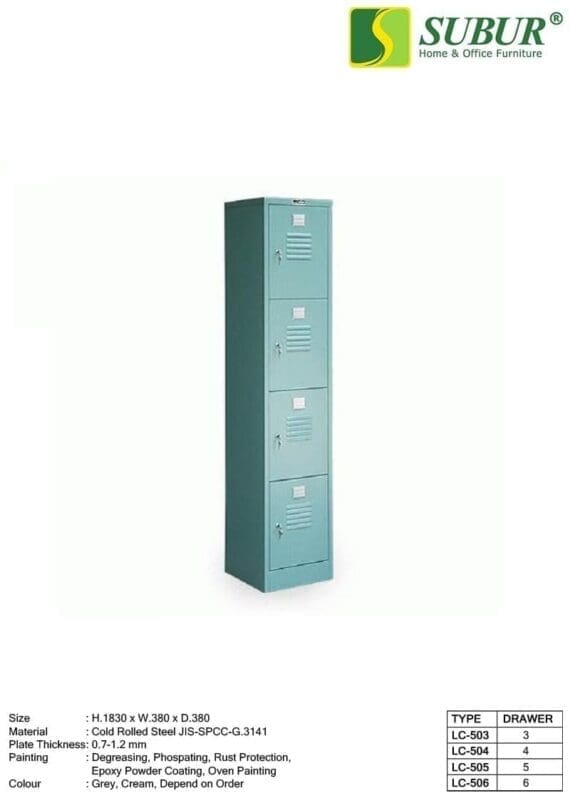 Locker Besi 4 Pintu Alba type LC-504