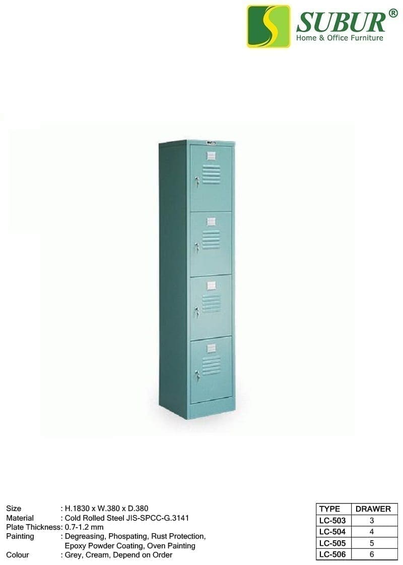 Locker Besi 4 Pintu Alba type LC-504