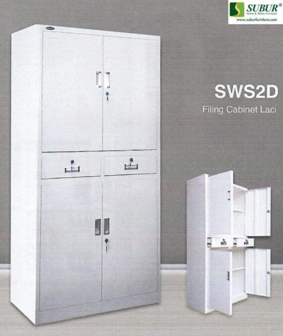 Lemari Besi + 2 Laci SWS2D Lunar