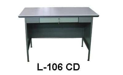 Lion Meja Kantor Besi Berikut Laci type L 106 CD