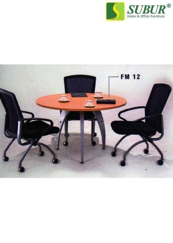 Meja Rapat Bulat Aditech type FM-12