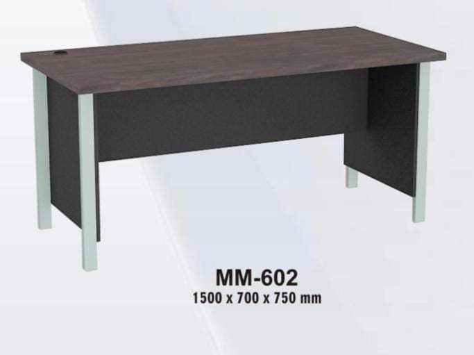 VIP Meja Kantor 1 Biro Tanpa Laci type MM 602