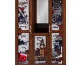 Lemari Pakaian 3 Pintu Cermin Activ England LP 302