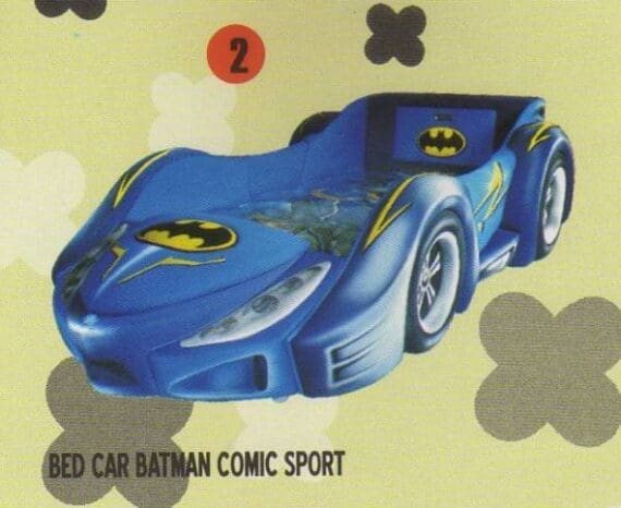 Bigland Bed Car Batman & Robin Sport