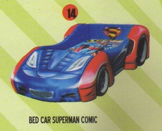 Bigland Bed Car Superman Comic