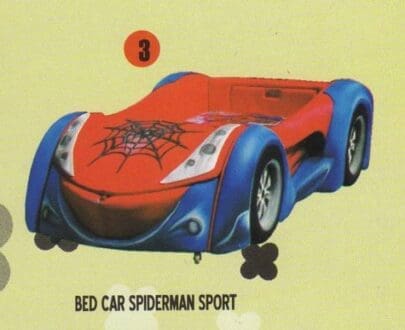 Bigland Bed Car Spiderman Sport