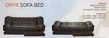 Hana Sofa Bed type Onyx