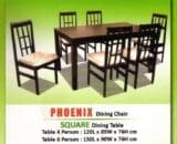 LB Meja Makan Square 6 Kursi Phoenix