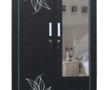 Lunar Lemari Pakaian 2 Pintu Berikut Kaca+Laci type LPT 016