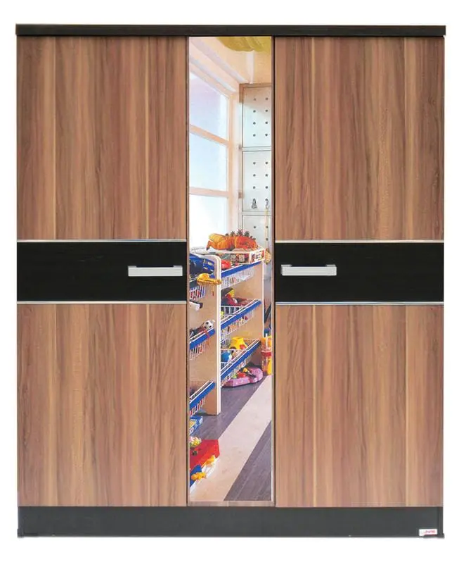 Lunar Rak Sepatu 3 Pintu Cermin type HUGA 4310