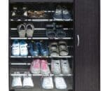 Lunar Rak Sepatu 3 Pintu Kaca Panel type HUGA 4320