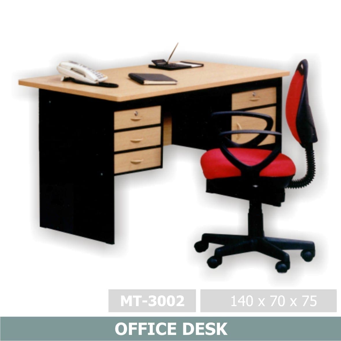 Expo Meja Kantor+Laci type MT 3002