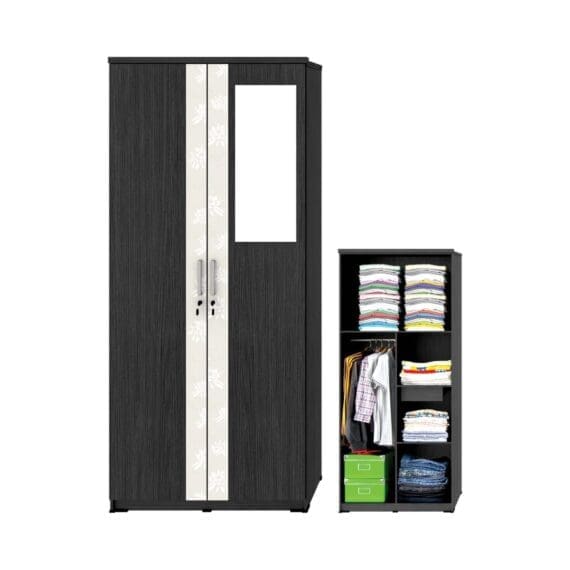 Lemari Pakaian 2 Pintu Cermin Activ Spin LP 222