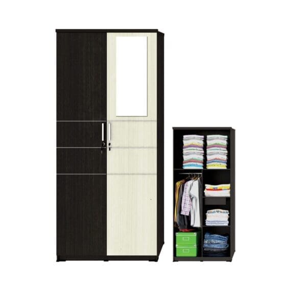 Lemari Pakaian 2 Pintu Cermin Activ Spin LP 231