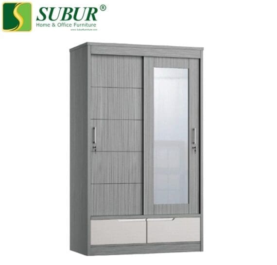 Siantano Lemari Pakaian 2 Pintu Besar type LP 289 SL