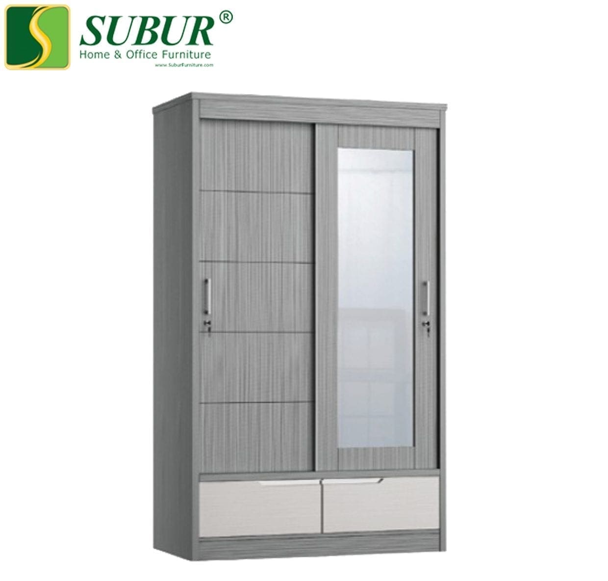 Siantano Lemari Pakaian 2 Pintu Besar type LP 289 SL