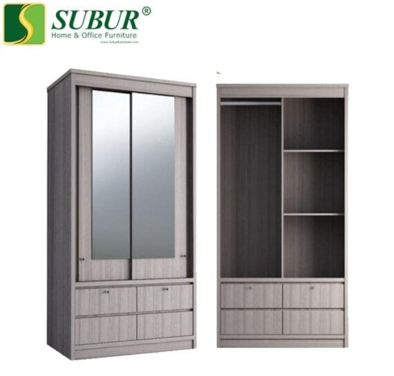 Siantano Lemari Pakaian 2 Pintu type LP 293 SL