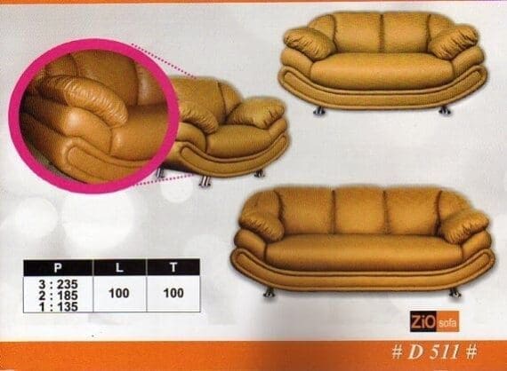 Zio Sofa 3.2.1 Seater type D 511