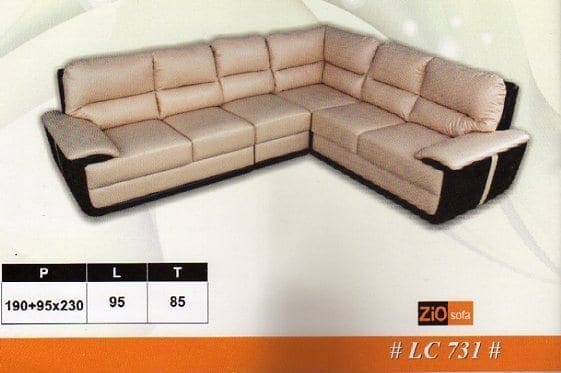 Zio Sofa L 2.2.1 Seater (HUK) type LC 731
