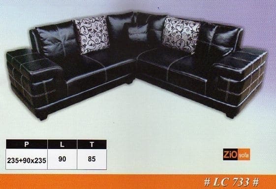 Zio Sofa L 2.3 Seater (HUK) type LC 733