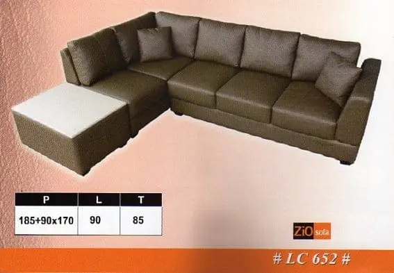 Zio Sofa L 1.2 Seater S M TYpe LC 652
