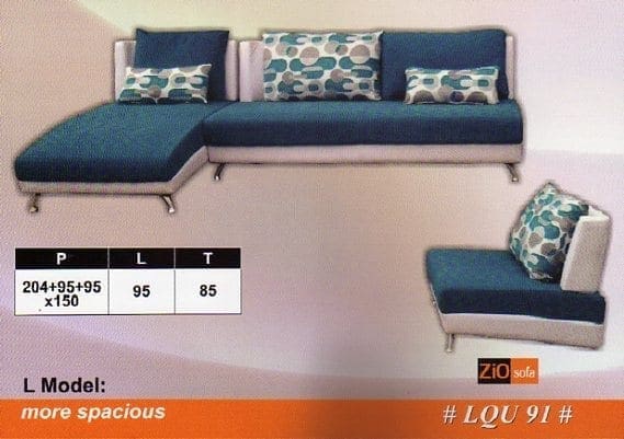 Zio Sofa L 2.1 Seater S type LQU 91