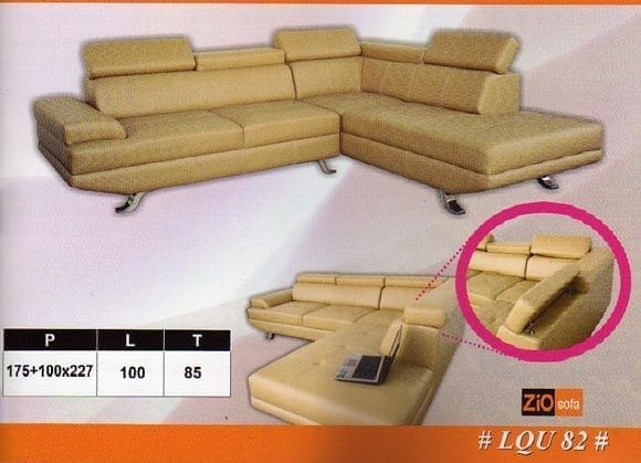 Zio Sofa L 2 Seater S type LQU 82