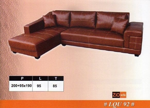 Zio Sofa L 2 Seater HUK type LQU 92