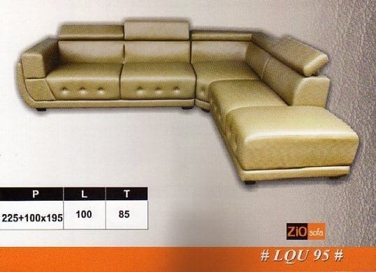 Zio Sofa L 2 Seater S type LQU 95