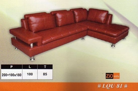 Zio Sofa L 3 Seater S type LQU 81