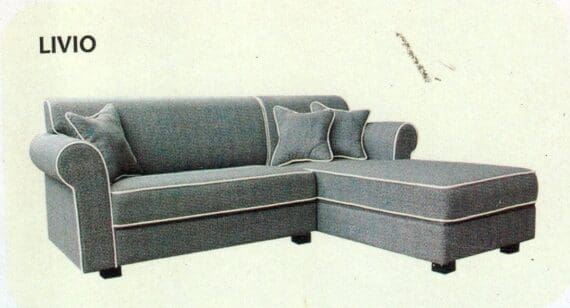 Sofa L Vassa type Livio