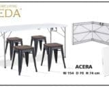 Folding table aveda type acera