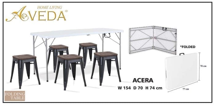Folding table aveda type acera