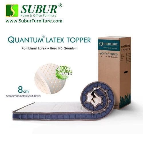 quantum latex topper
