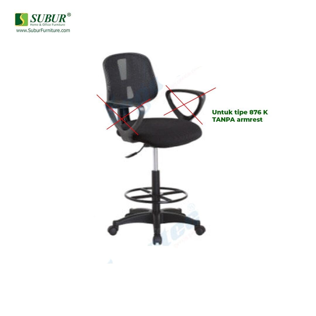 Kursi Kantor Staff / Sekretaris Ergotec 876 K