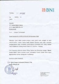 testimony chubb dari bni