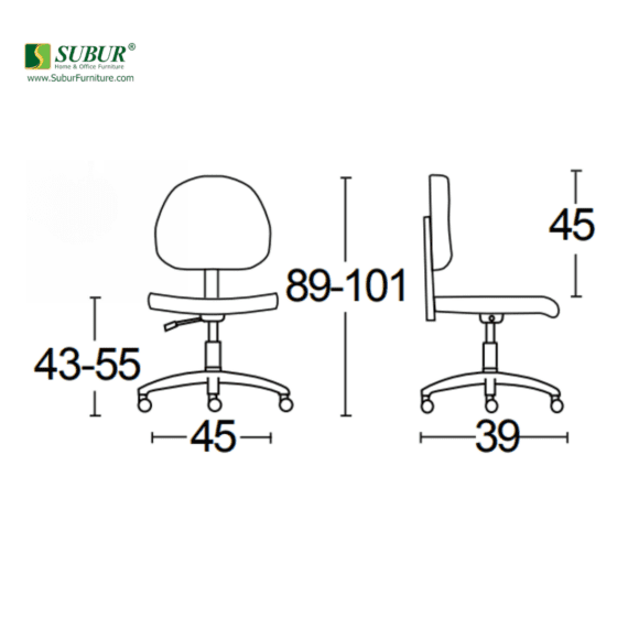 Kursi Kantor Savello type Duplo G