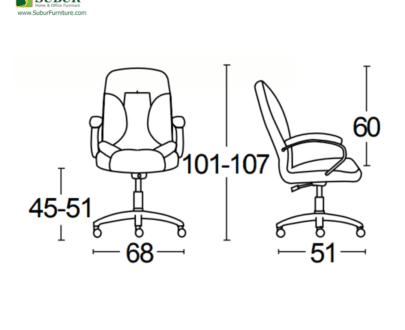 Kursi Kantor Savello tipe Nexstar LKCA