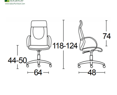 Kursi Kantor Savello tipe Empire HC