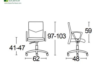 Kursi Kantor Savello tipe Majesty LK