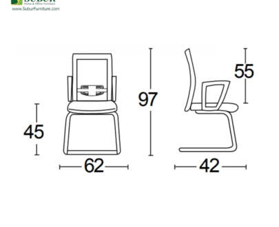 Kursi Kantor Savello tipe Legacy VT0A