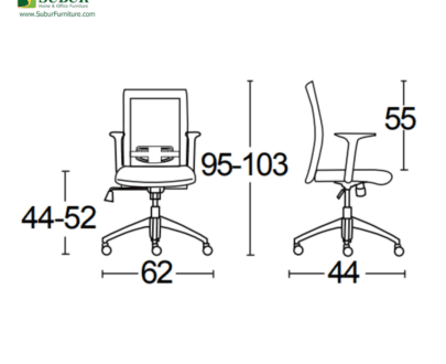 Kursi Kantor Savello tipe Legacy LT1