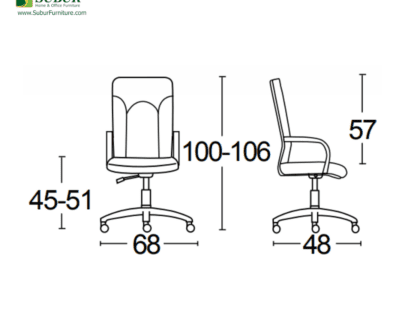 Kursi Kantor Savello tipe Lasso LA