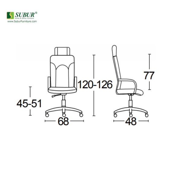 Kursi Kantor Savello tipe Lasso HKC
