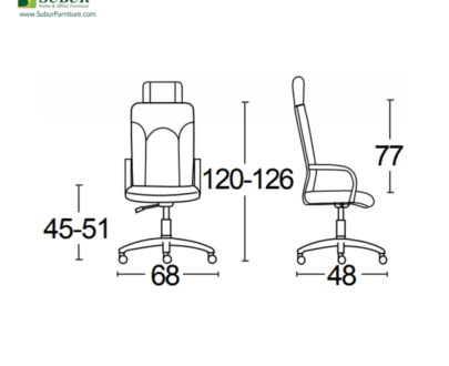 Kursi Kantor Savello tipe Lasso HC