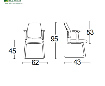 Kursi Kantor Savello tipe Impresa PRO VT1A
