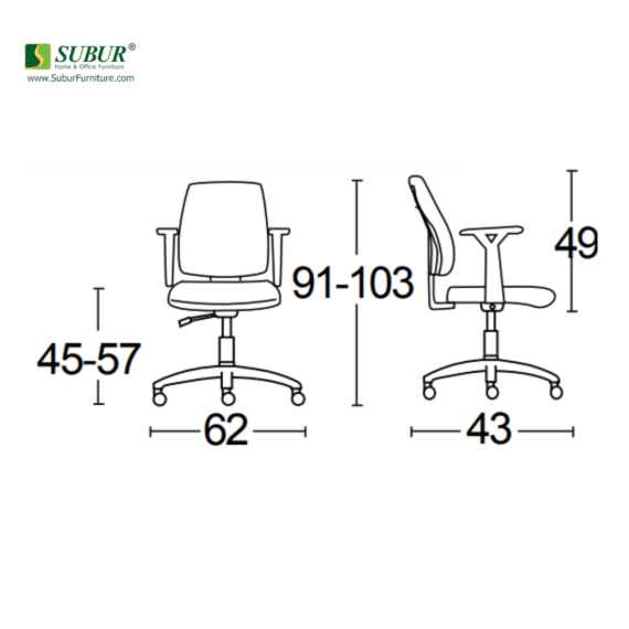 Kursi Kantor Savello tipe Impresa LT1